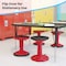 Flash Furniture Red Kids Adjustable Active Learning Stool AY-9001S-RD-GG - alternate 2